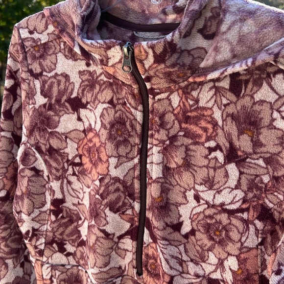 Royal Robbins Sentinel Peak Hoodie size M floral pockets flattering silhouette - Picture 5 of 16